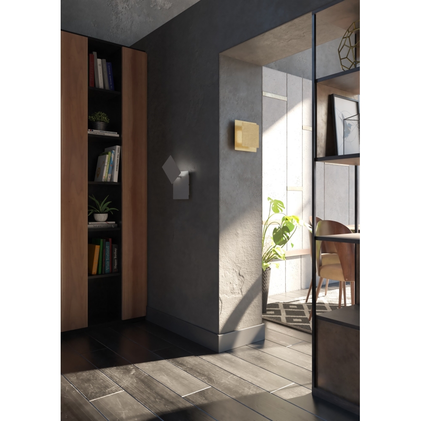 Wofi 4048-201Q - Світлодіодний настінний світильник BAYONNE LED/6,5W/230V золотий