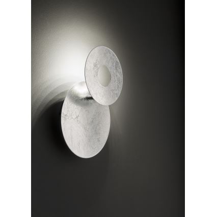 Wofi 4048-203R - Світлодіодний настінний світильник BAYONNE LED/6,5W/230V срібний