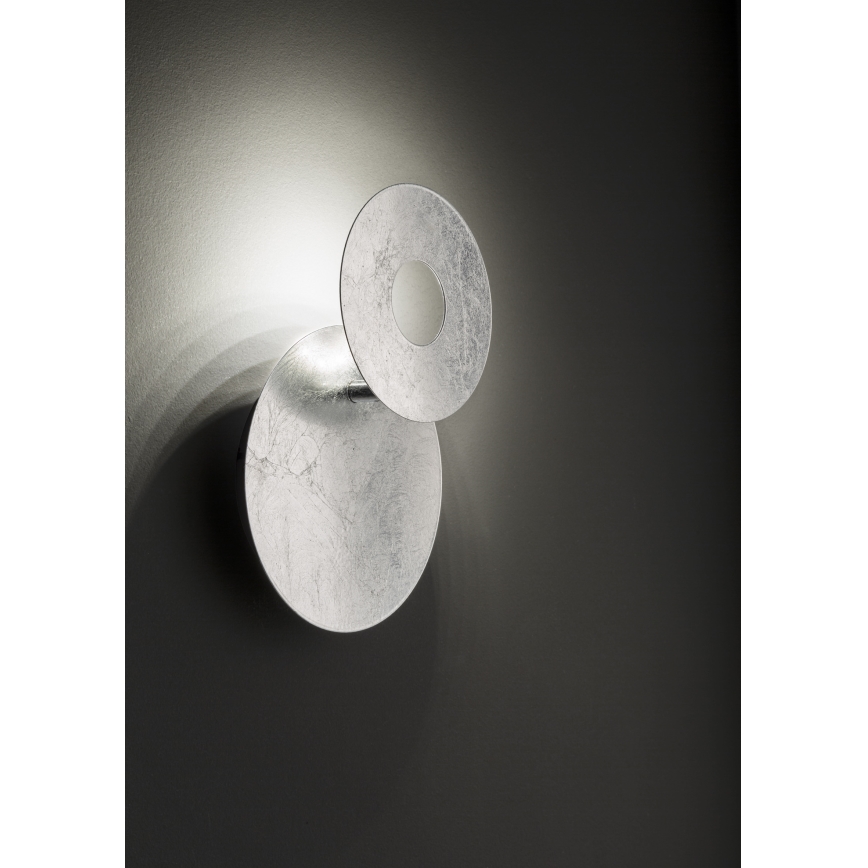 Wofi 4048-203R - Світлодіодний настінний світильник BAYONNE LED/6,5W/230V срібний
