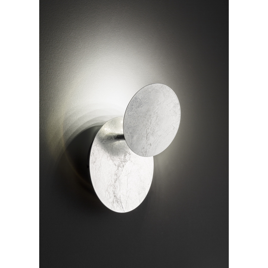 Wofi 4048-303R - Светодиодный настенный светильник BAYONNE LED/6,5W/230V серебристый