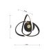 Wofi 4134-104 - Светодиодный настенный светильник INDIGO LED/14W/230V черный/золотистый