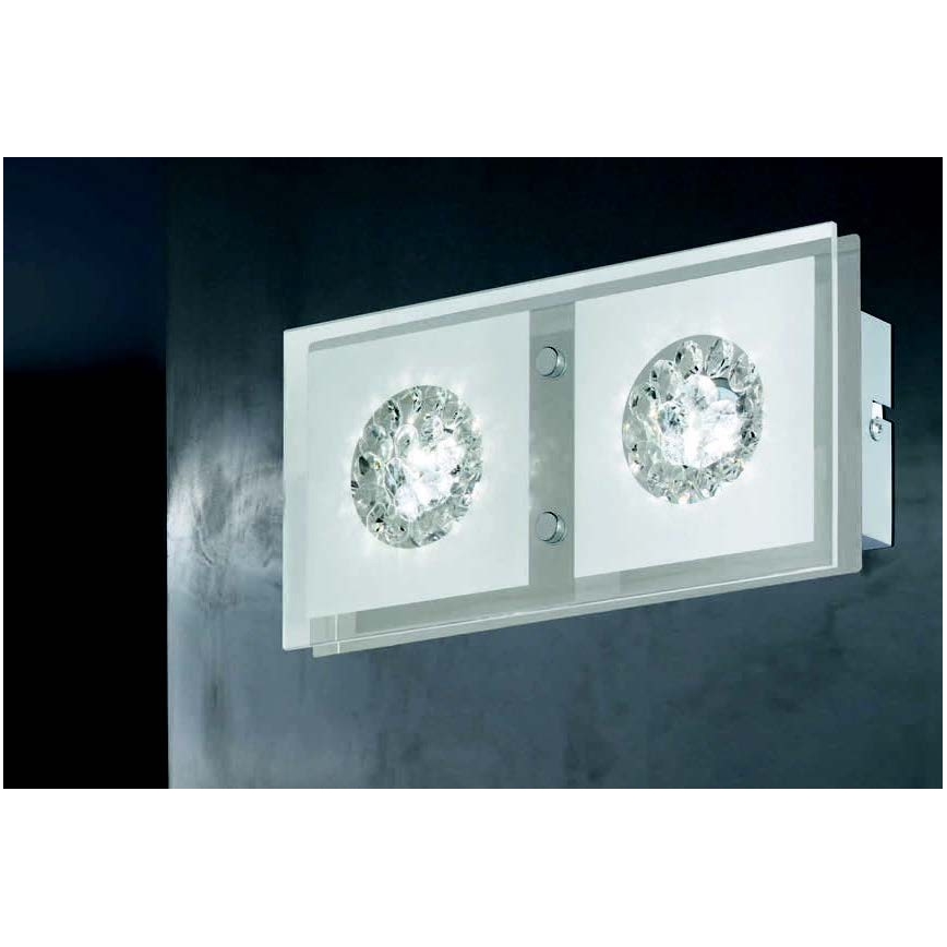 Wofi 4272.02.01.0000 - Светодиодный настенный светильник REIMS 2xLED/4W/230V