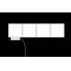 Wofi 4506.04.06.9000 - НАБОР 4x Светодиодный настенный RGB-светильник с регулированием яркости LED/2W/230V + дистанционное управление