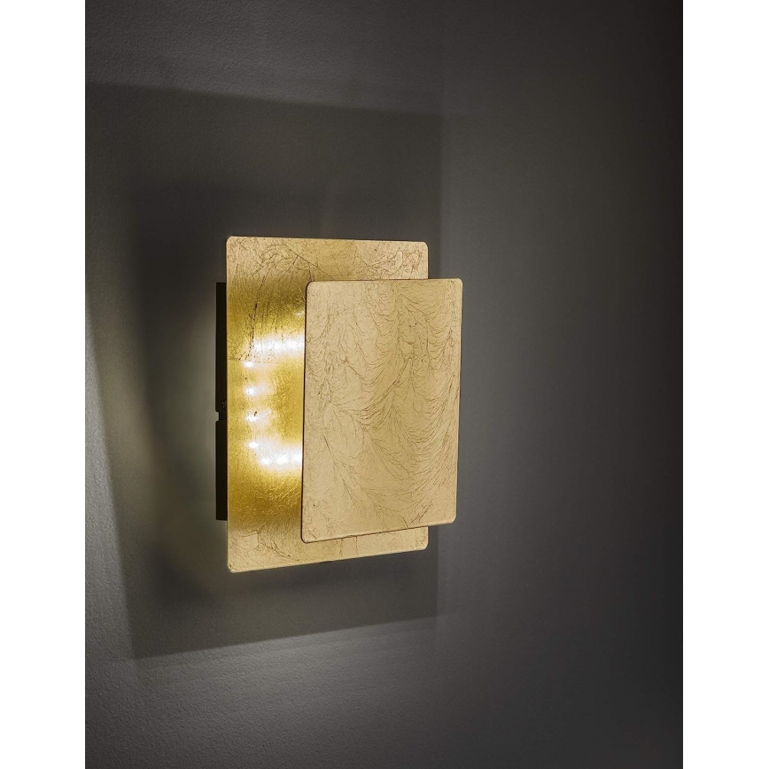 Wofi 451401159000 - Світлодіодний настінний світильник FEY LED/8W/230V золотий