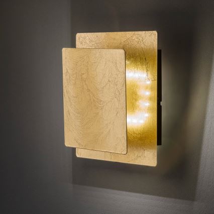 Wofi 451401159000 - Світлодіодний настінний світильник FEY LED/8W/230V золотий