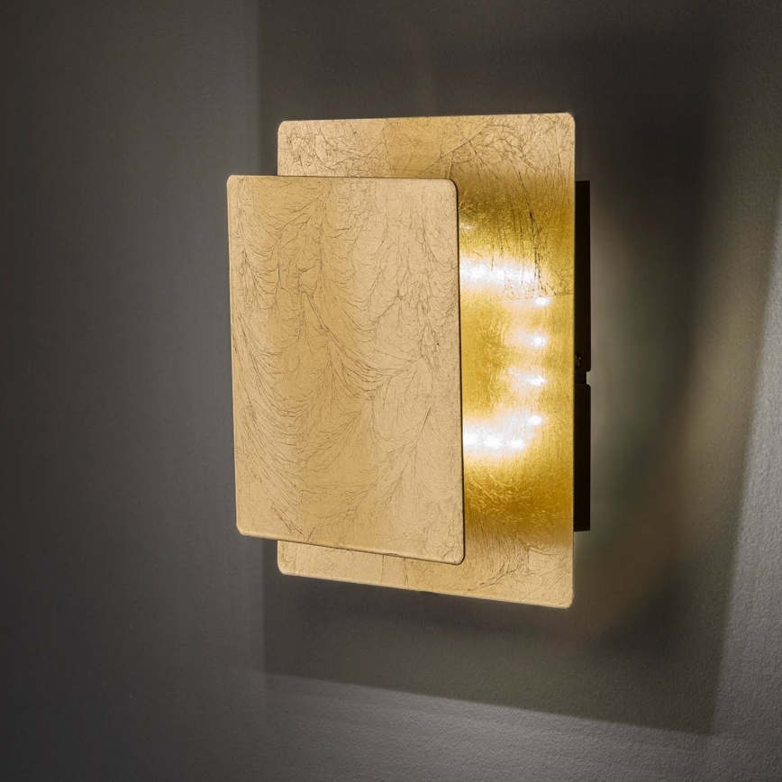 Wofi 451401159000 - Світлодіодний настінний світильник FEY LED/8W/230V золотий