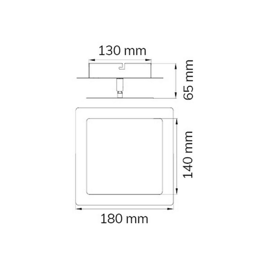 Wofi 451401709000 - Світлодіодний настінний світильник FEY LED/8W/230V матовий хром
