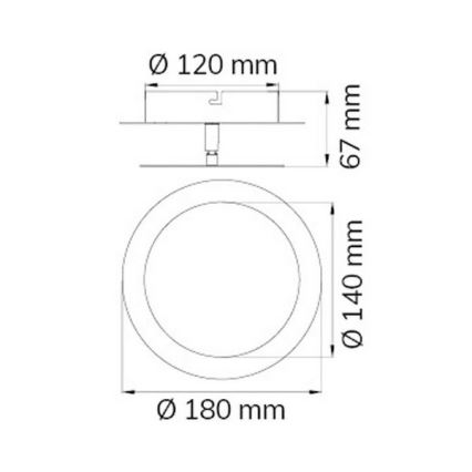 Wofi 451701709000 - Світлодіодний настінний світильник SLIGO LED/6W/230V матовий хром