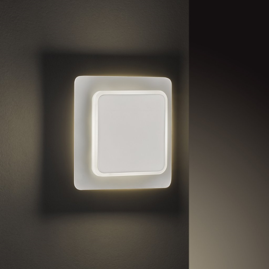 Wofi 4785.01.06.9000 - Світлодіодний настінний світильник SUTTER LED/4,5W/230V білий