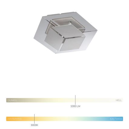 Wofi 4825.01.54.9000 - Світлодіодний настінний світильник HARPER LED/12W/230V 3000K