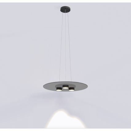 Wofi 5006-302 - Світлодіодна підвісна люстра з регулюванням яскравості LANNION LED/19W/230V