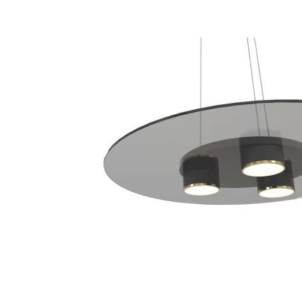 Wofi 5006-302 - Світлодіодна підвісна люстра з регулюванням яскравості LANNION LED/19W/230V