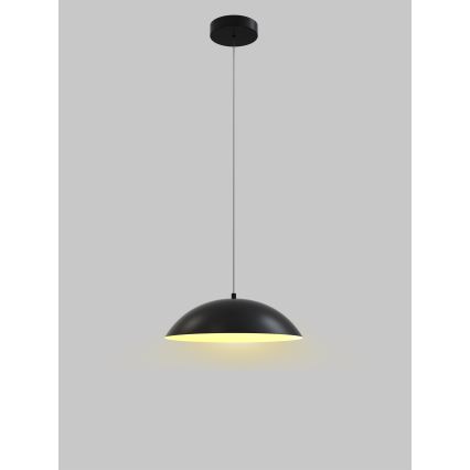 Wofi 6001-104 - Светодиодная подвесная люстра с регулированием яркости ROSCOFF LED/19W/230V черный/золотистый