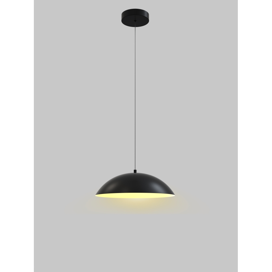 Wofi 6001-104 - Светодиодная подвесная люстра с регулированием яркости ROSCOFF LED/19W/230V черный/золотистый