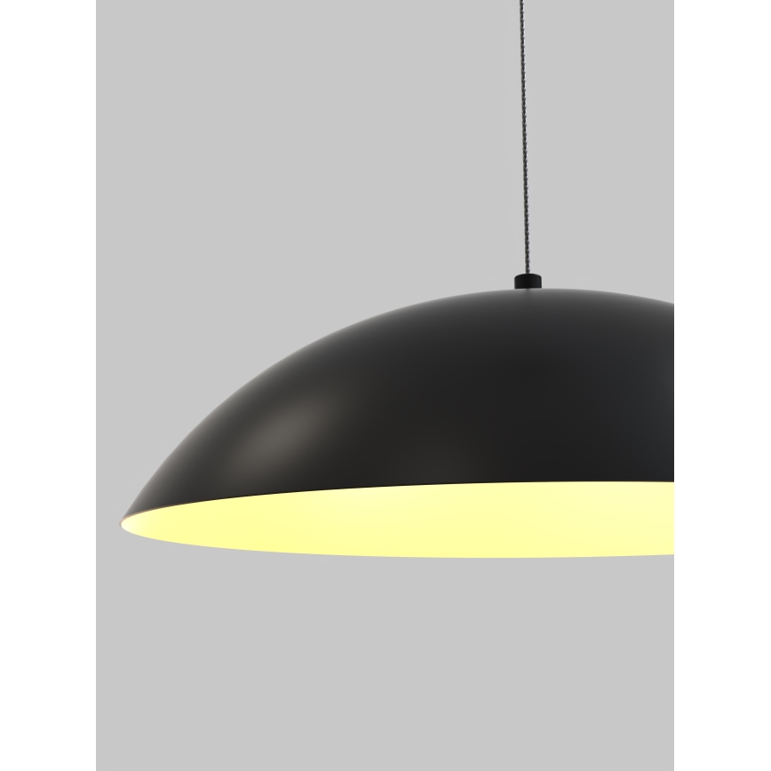 Wofi 6001-104 - Светодиодная подвесная люстра с регулированием яркости ROSCOFF LED/19W/230V черный/золотистый