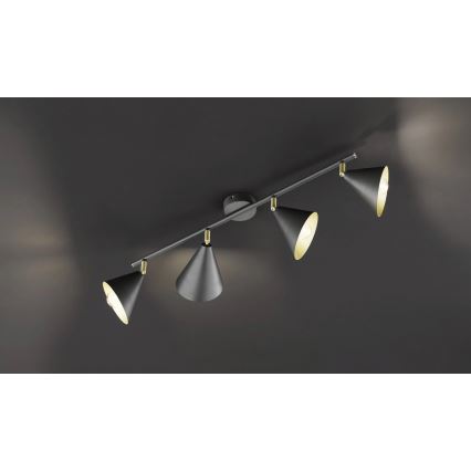 Wofi 70108G - Точечный светильник GLORIA 4xE14/28W/230V