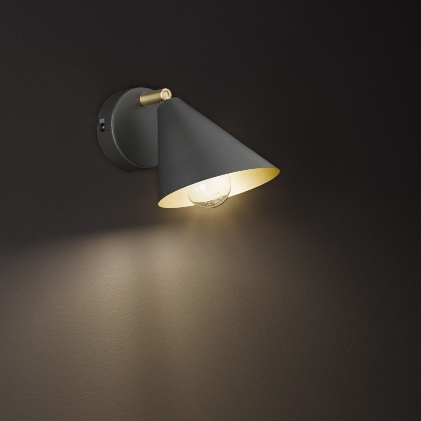 Wofi 70114G - Настенная лампа GLORIA 1xE14/28W/230V