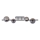 Wofi 7014-405W - Пристельова LED люстра VILLA 4xG9/3W/230V чорний