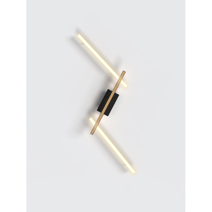 Wofi 7021-306 - Светодиодный настенный светильник с регулированием яркости RIMINI LED/40W/230V коричневый/черный