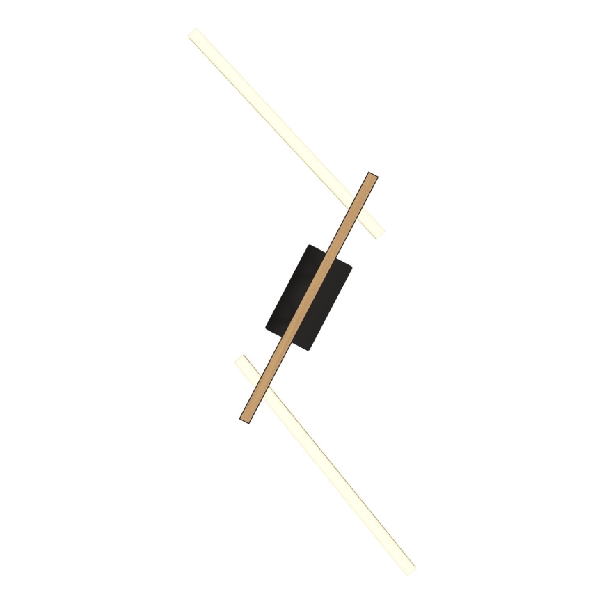 Wofi 7021-306 - Светодиодный настенный светильник с регулированием яркости RIMINI LED/40W/230V коричневый/черный