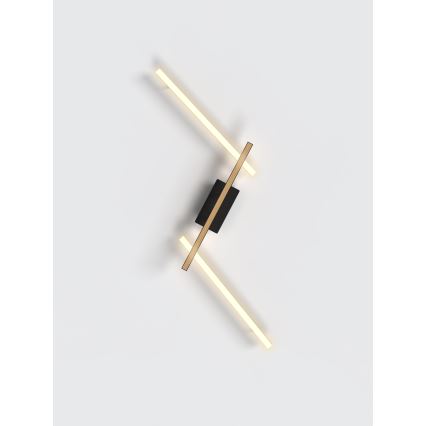 Wofi 7021-306 - Светодиодный настенный светильник с регулированием яркости RIMINI LED/40W/230V коричневый/черный