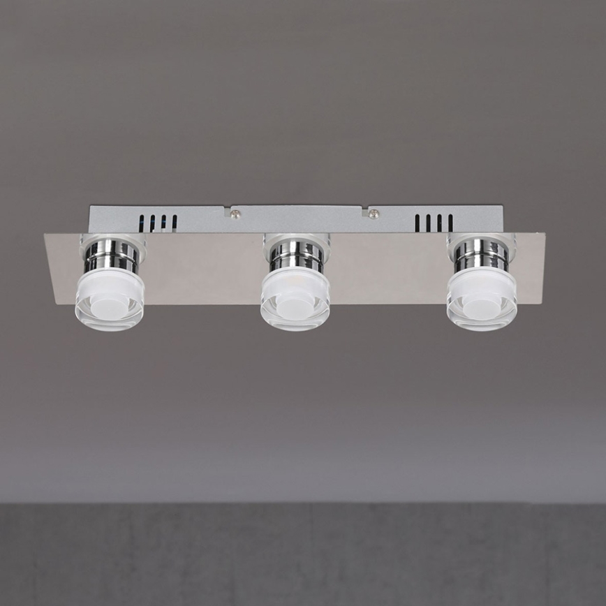 Wofi 7848.03.54.0000 - Светодиодный потолочный светильник LORIENT 3xLED/4W/230V