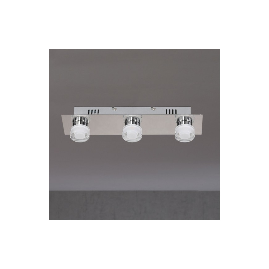 Wofi 7848.03.54.0044 -Стельовий LED світильник для ванної LORIENT 3xLED/4W/230V IP23