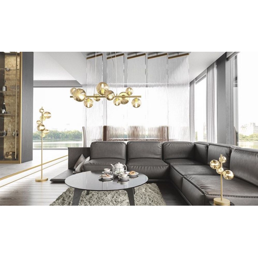 Wofi 8014.04.14.9000 - Світлодіодна настільна лампа VILLA 4xG9/3W/230V золота