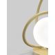 Wofi 8014-201 - Светодиодная настольная лампа NANCY 2xG9/3,5W/230V золотистый/белый