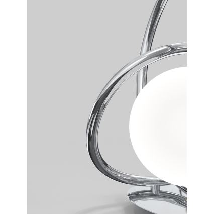 Wofi 8014-207 - Светодиодная настольная лампа NANCY 2xG9/3,5W/230V блестящий хром