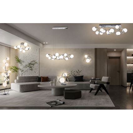 Wofi 8014-207 - Світлодіодна настільна лампа NANCY 2xG9/3,5W/230V глянцевий хром
