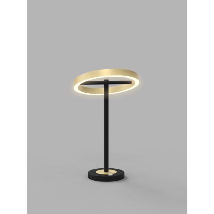 Wofi 8016-104 - LED Сенсорна настільна лампа з регулюванням яскравості BREST LED/10,5W/230V чорний/золотий