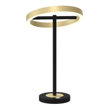 Wofi 8016-104 - LED Сенсорна настільна лампа з регулюванням яскравості BREST LED/10,5W/230V чорний/золотий