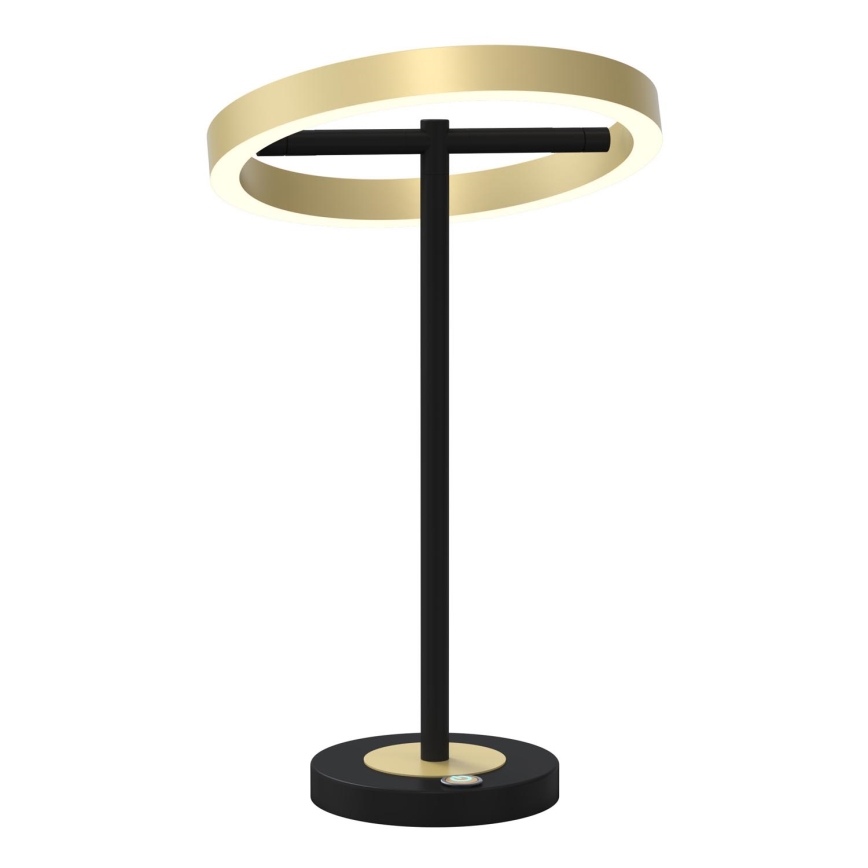 Wofi 8016-104 - LED Сенсорна настільна лампа з регулюванням яскравості BREST LED/10,5W/230V чорний/золотий