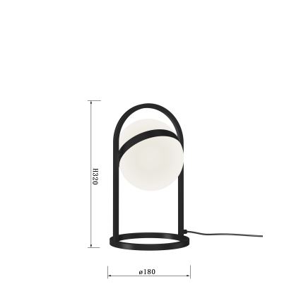 Wofi 8046-102 - LED Сенсорна настільна лампа з регулюванням яскравості AVIGNON LED/10,5W/230V чорний