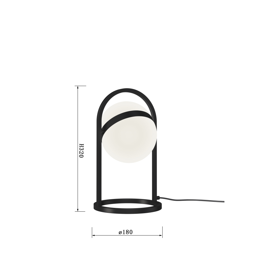 Wofi 8046-102 - LED Сенсорна настільна лампа з регулюванням яскравості AVIGNON LED/10,5W/230V чорний