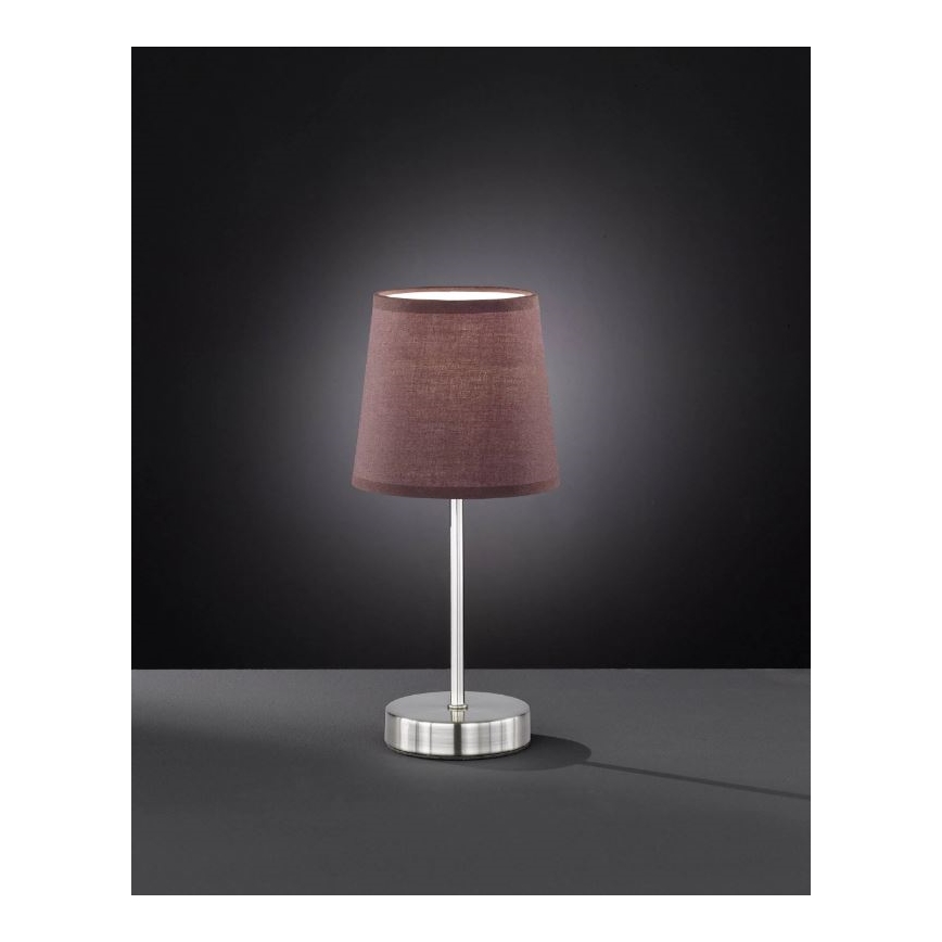 Wofi 8324.01.51.0000 - Настільна лампа CESENA 1xE14/42W/230V коричневий