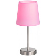Wofi 832401949000 - Настольная лампа CESENA 1xE14/42W/230V розовый