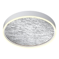 Wofi 9002-103L - Светодиодный потолочный светильник с регулированием яркости BORDEAUX LED/60W/230V серебристый