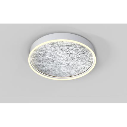 Wofi 9002-103L - Светодиодный потолочный светильник с регулированием яркости BORDEAUX LED/60W/230V серебристый