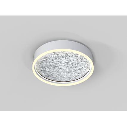 Wofi 9002-103M - Светодиодный потолочный светильник с регулированием яркости BORDEAUX LED/37W/230V серебристый