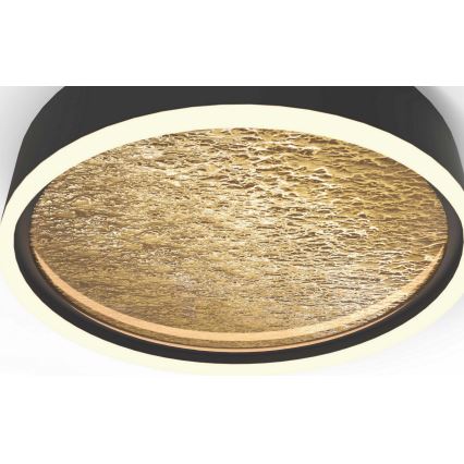 Wofi 9002-104L - Светодиодный потолочный светильник с регулированием яркости BORDEAUX LED/60W/230V черный/золотистый
