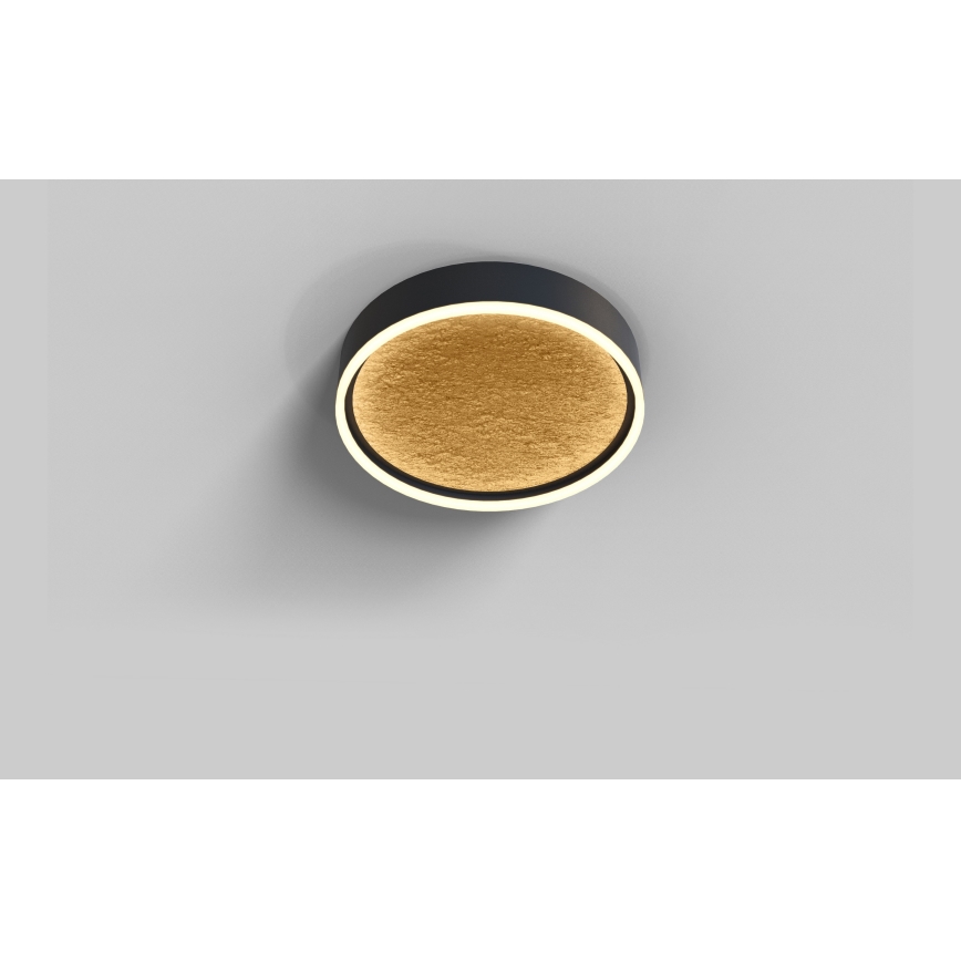 Wofi 9002-104M - Світильник стельовий LED з регулюванням яскравості BORDEAUX LED/37W/230V чорний/золотий