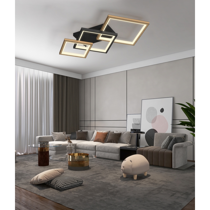 Wofi 9022-306M - Светодиодный потолочный светильник с регулированием яркости MATERA LED/37W/230V