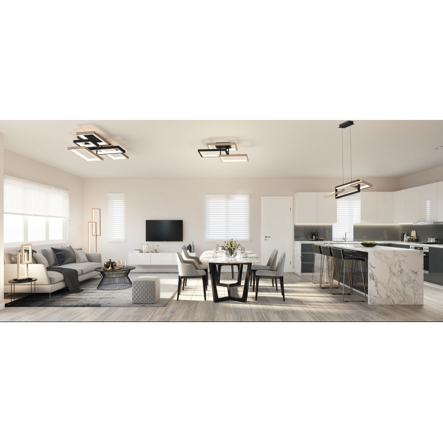 Wofi 9022-306M - Светодиодный потолочный светильник с регулированием яркости MATERA LED/37W/230V