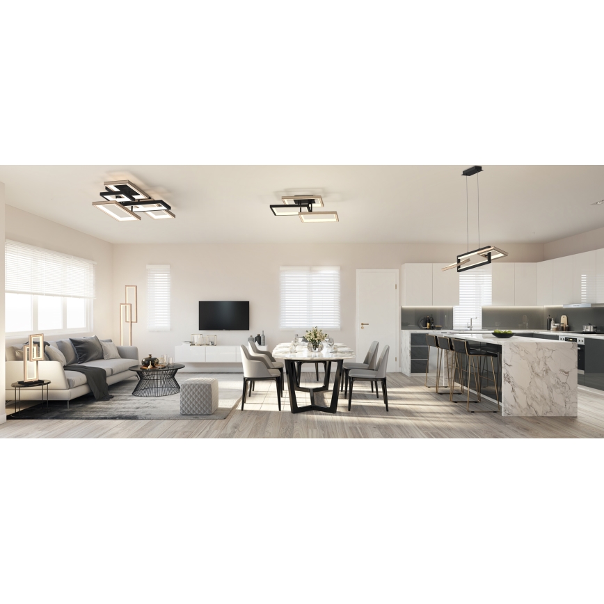Wofi 9022-306S - Светодиодный потолочный светильник с регулированием яркости MATERA LED/40W/230V