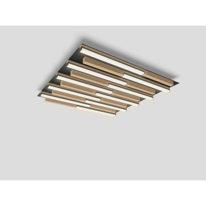 Wofi 9031-1006 - Светодиодный потолочный светильник с регулированием яркости PALERMO LED/40W/230V каучуковое дерево