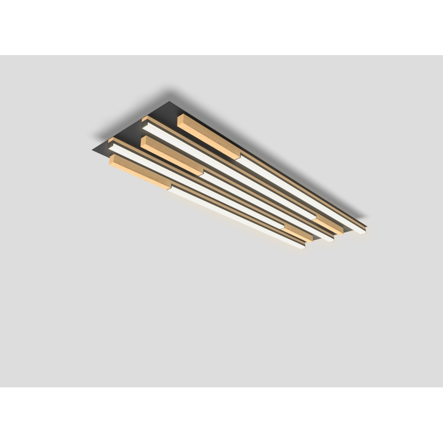 Wofi 9031-506L - Светодиодный потолочный светильник с регулированием яркости PALERMO LED/57W/230V каучуковое дерево