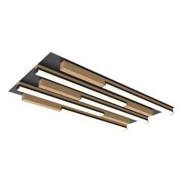 Wofi 9031-506S  - Светодиодный потолочный светильник с регулированием яркости PALERMO LED/34W/230V каучуковое дерево
