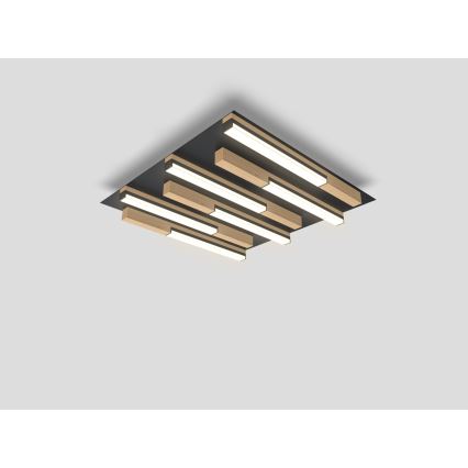Wofi 9031-606 - Светодиодный потолочный светильник с регулированием яркости PALERMO LED/26W/230V каучуковое дерево